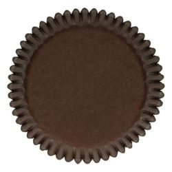 Cápsula de cupcake marrom 48 unidades funcakes