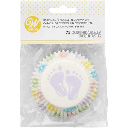 Capsule cupcake voeten 75 stuks wilton