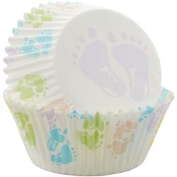 Capsule cupcake pieds 75 unités wilton
