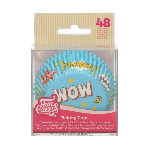 Capsule cupcake super heroes 48 units funcakes