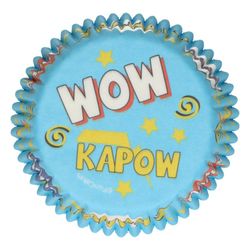 Cápsula cupcake super heróis 48 unidades funcakes