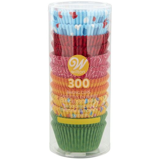 Assorted station cupcake capsule 300 units wilton