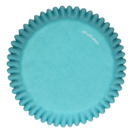 Capsule cupcake turquoise 48 unités funcakes