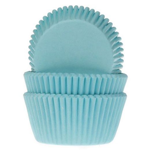 Cápsula cupcake turquesa 50 uds house of marie