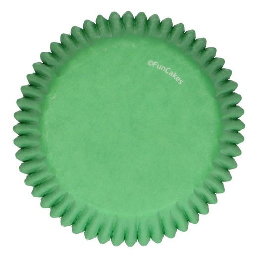 Cápsula de cupcake verde 48 unidades de funcakes