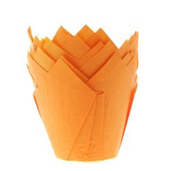 Cápsulas tulipán muffin naranja 36 uds house of marie