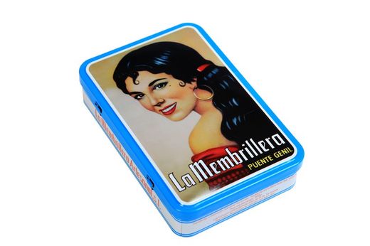 Ambachtelijk kweepeervlees / metalen doos 500 g La Membrillera
