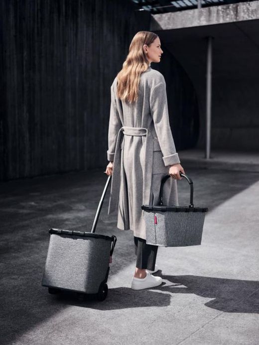 Varukorg Carrycruiser twist silver/struktur svart Reisenthel