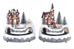 Casa Led Movimiento Musical Navidad