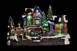 Christmas Musical Movement Led House