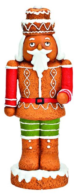Nötskruvare, julfigur, pepparkakshäst, färg Brun G Wurm