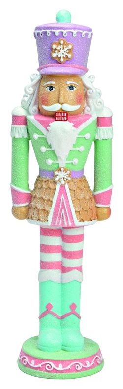 Nötskruvare, julfigur, Navida, färg Menta och Rosa G Wurm