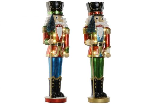 Cascanueces Navideño LED de Resina 70 cm, 2 Diseños