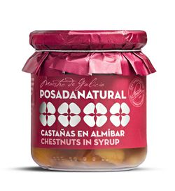 Castaña Almíbar Galicia Posada Vidrio 240 grs