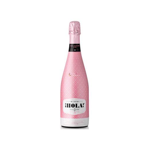 Cava hola barcelona brut nature rose