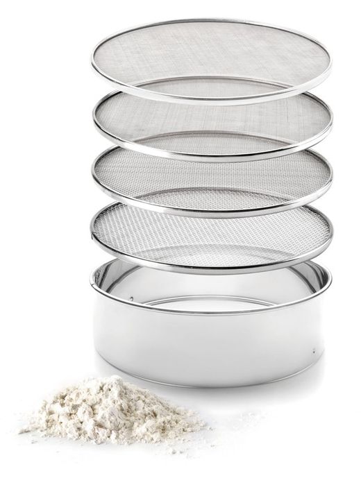 Professionell Sift Sieve 4 Utbytbara Meshes 20 Cm Lacor