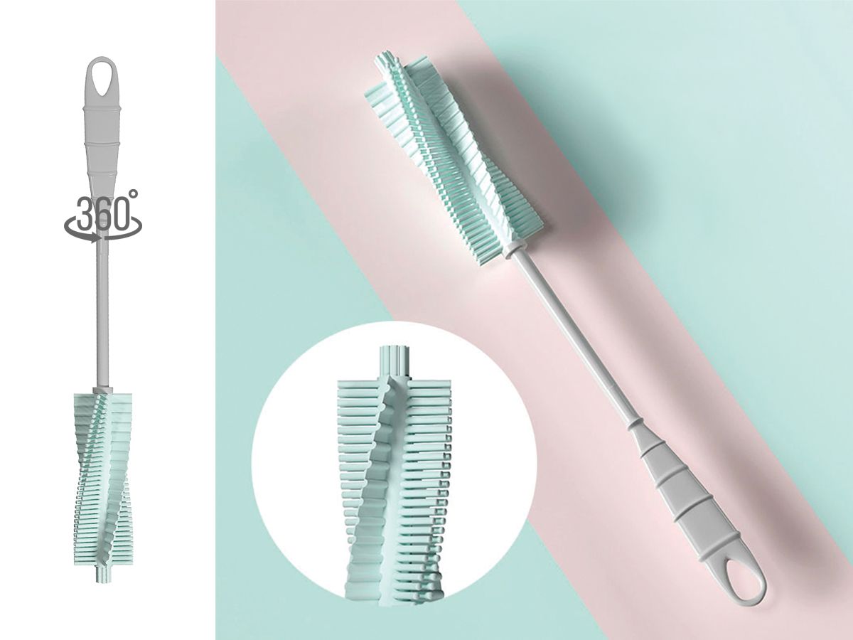 Cepillo de silicona para limpieza Botellas ITotal Idea Regalo