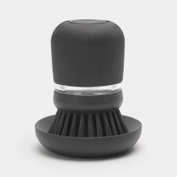 Cepillo fregaplatos con dispensador de jabón Gris Oscuro Brabantia