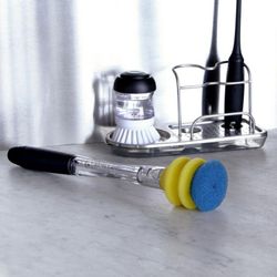 Szklanki/butelki/wazony z pędzelkiem do mydła oxo