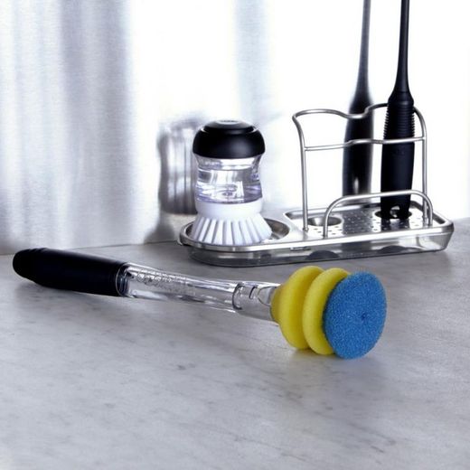 Szklanki/butelki/wazony z pędzelkiem do mydła oxo