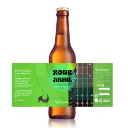 Cerveza Artesana Milana 20 Abril West Coast IPA 6,1º Lata 33cl