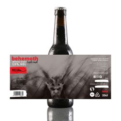 Cerveza Artesana Milana Behemoth Imperial Stout 13º 33cl