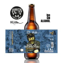 Cerveza Artesana Milana Steve Wonder IPA Sin Alcohol 0,5º 33cl