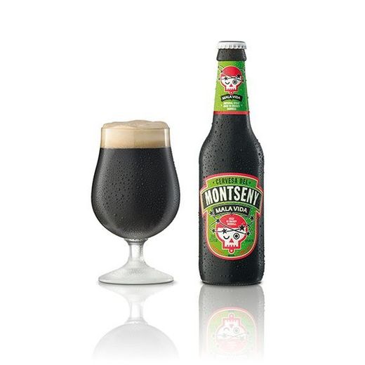 Cerveza montseny mala vida brandi botella 33 cl