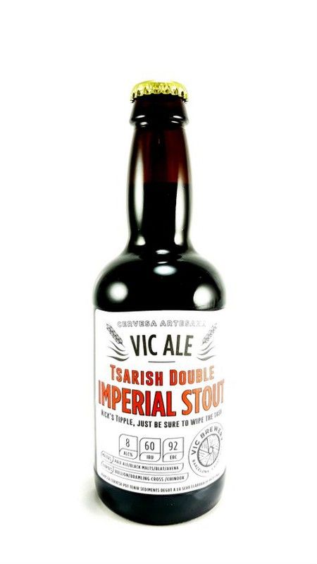 Cerveza vic brewery tsarish double imperial stout