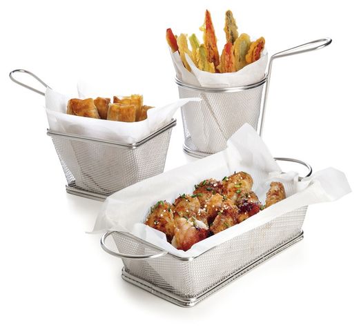 Cestino Rotondo In Acciaio Inox D 12X10 Cm Lacor Hospitality