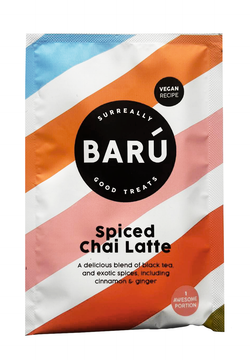 Chai Latte especiado con té negro y especias masala 12 sobres Baru
