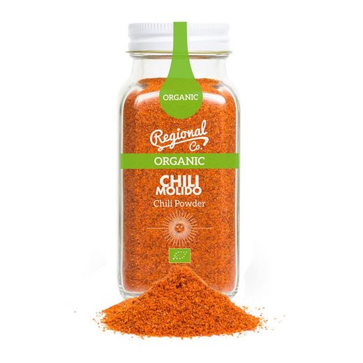 Biologische gemalen chili 70 gr Regional Species Co