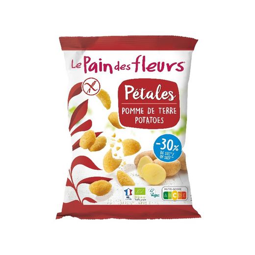 Τσιπς από πέταλα πατάτας le pain des fleurss fleurs 75 g βιολογικά βιολογικά