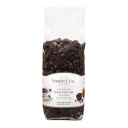 Chocolate cobertura con leche 44% bolsa 1 kg simon coll