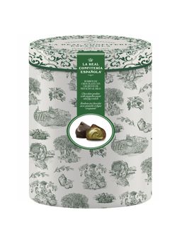 Chocolate Gourmet Bombón de Higo y Pistacho Olivar La Real Confitería 100 g Lata Metálica