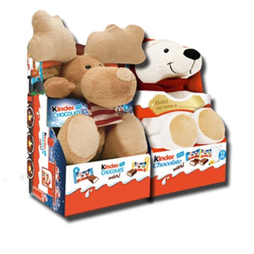 Chocolate kinder con peluche 73 gramos