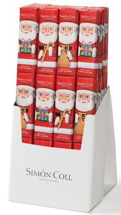 Chocolate navidad tira papa noel simon coll