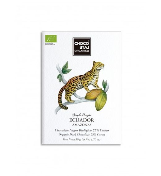 Mørk chokolade 75% kakao ecuador organiko