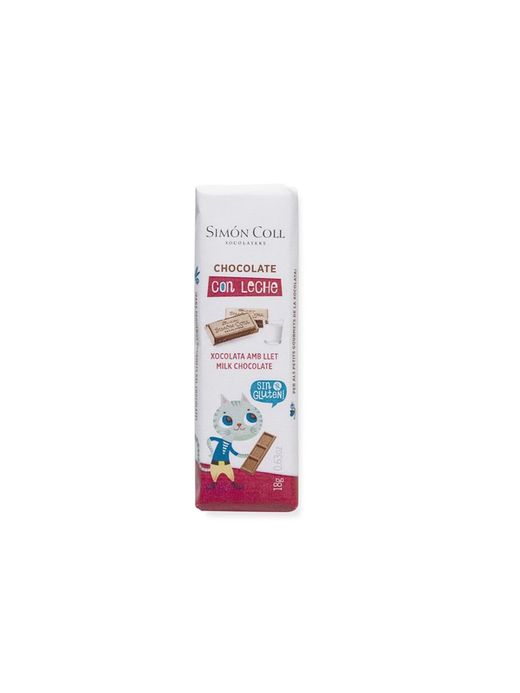 Chocolate ao leite infantil 18 g caixa 12 unidades simon col