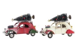 Voiture Décoration Métal Vintage Noël