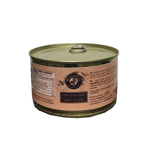 Stinco di maiale nel suo succo - tamburello 380 gr Botularium
