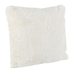 Kudd Päls Gustoso Vit 45x45 med Fyllning Bizzotto