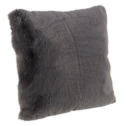 Kudd Päls Gustoso Grå 45x45 med Fyllning Bizzotto