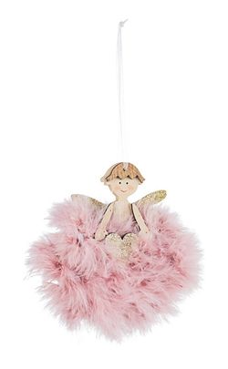 Hängande ängel rosa