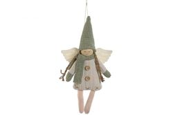 Christmas Tree Angel Pendant Beige