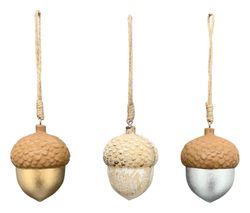 Christmas Tree Ornament Acorn Exner