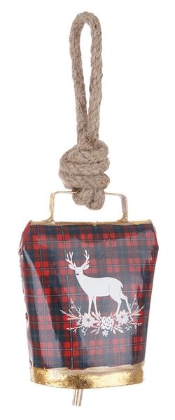 Christmas tree hanging ornament bell reindeer