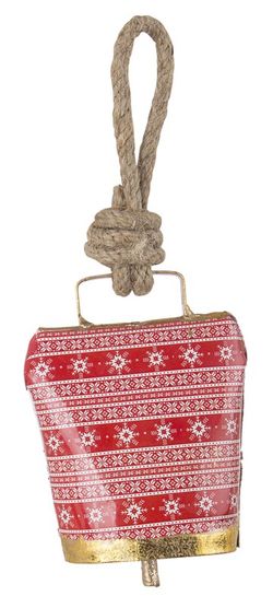 Julgranshängsmycke, röd klocka