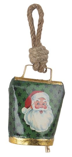 Christmas tree hanging ornament green bell