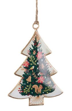 Colgante Arbol Navidad Metálico Forma Arbol Bizzotto